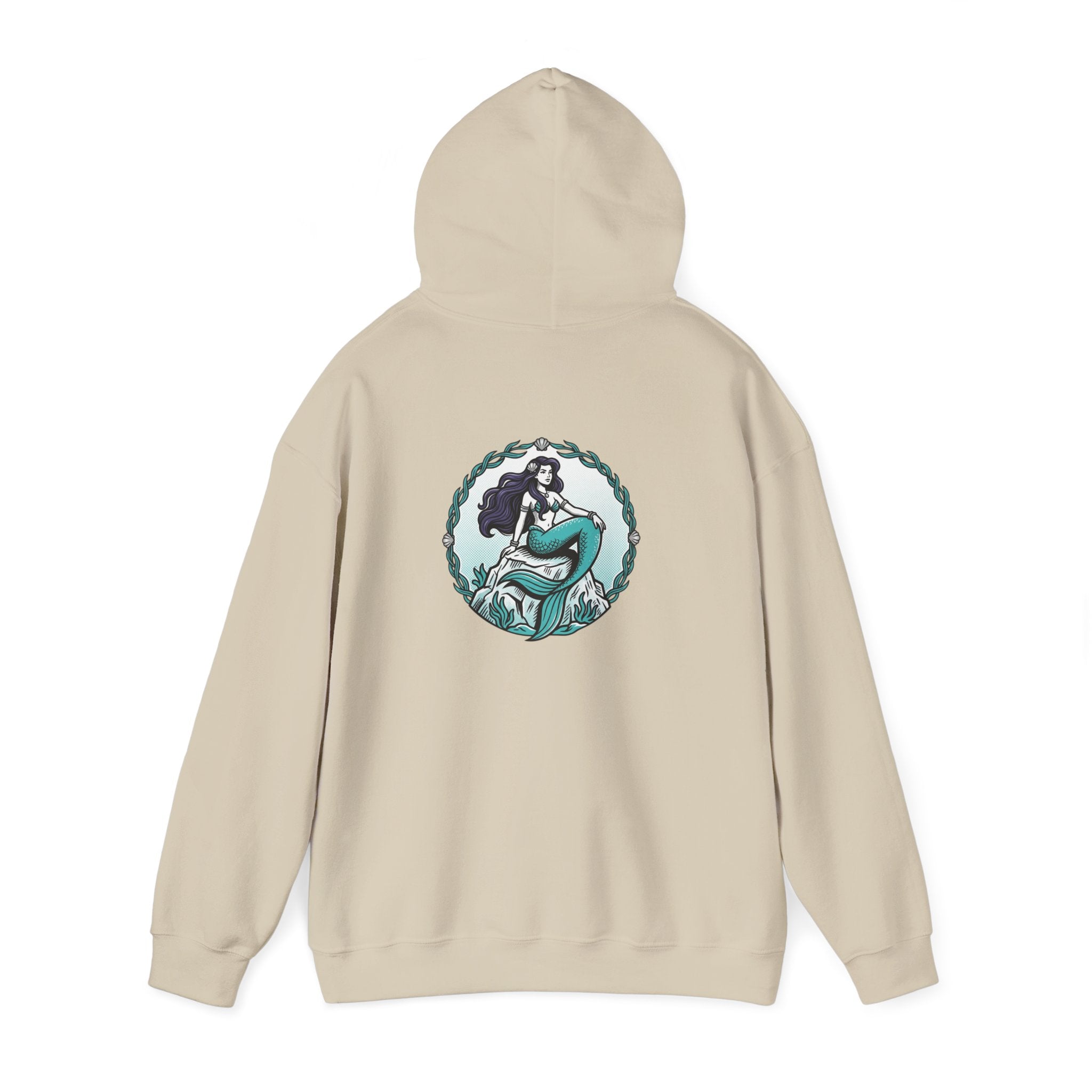 Mermaid Graphic Hoodie — "Pretty as a Mermaid" Cozy Pullover
