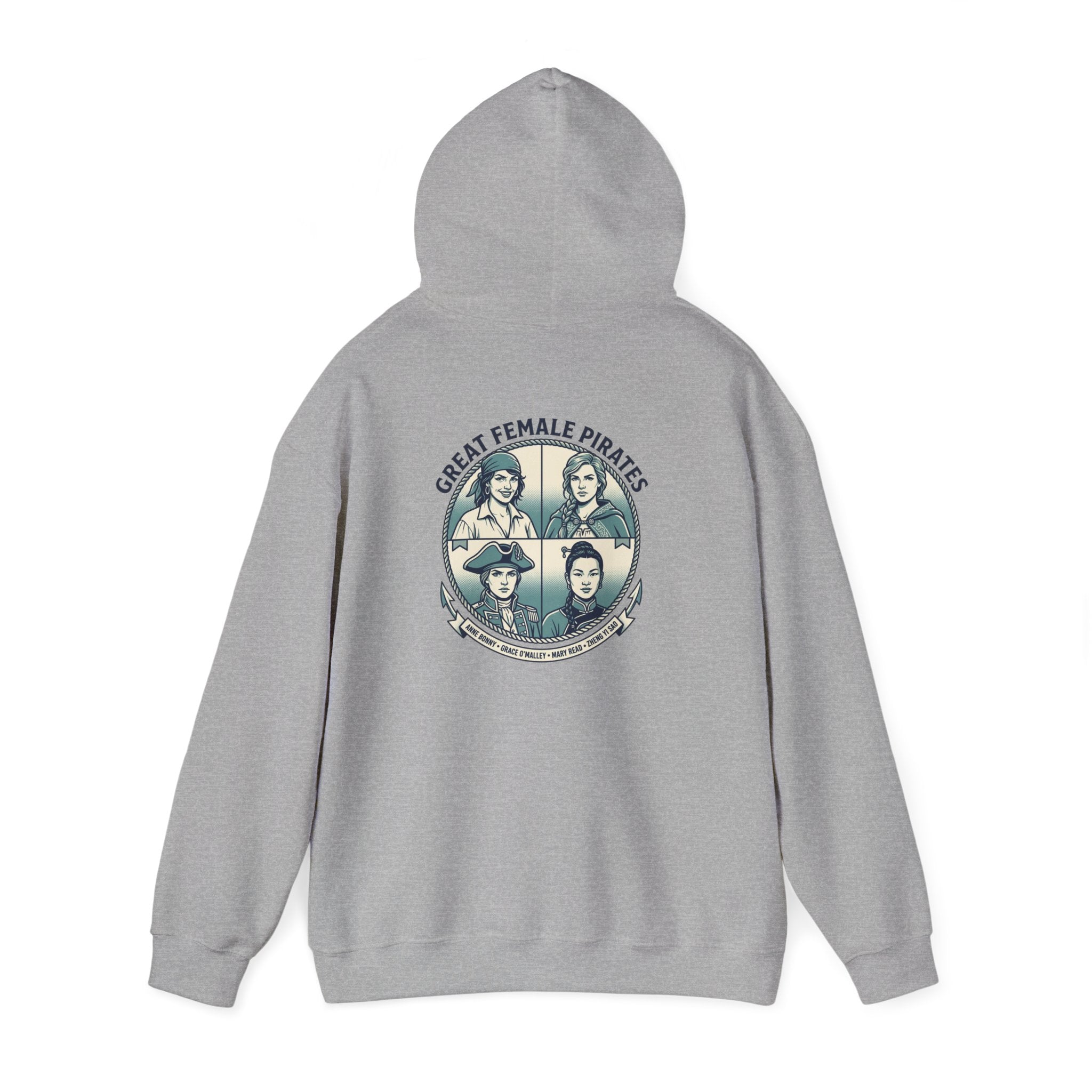 Hoodie — Great Female Pirates Graphic Pullover
