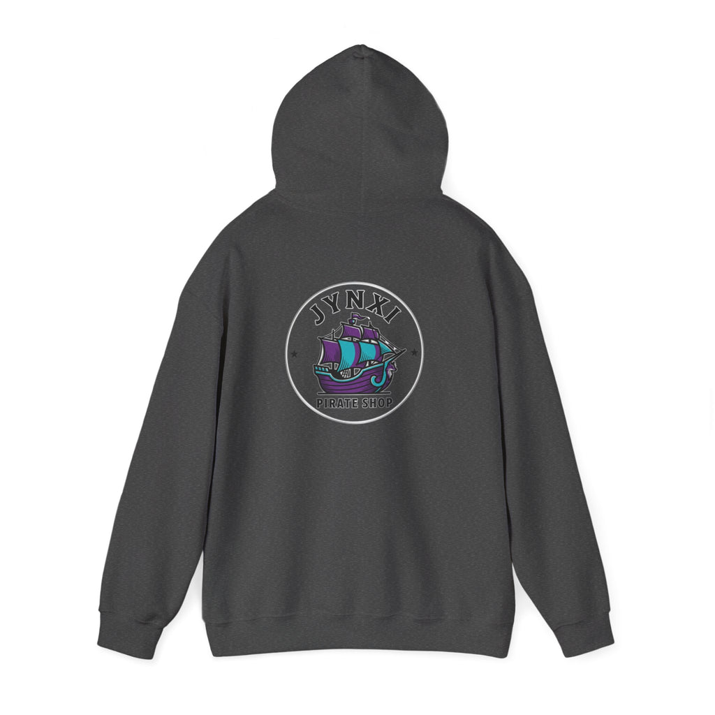 Pirate Ship Hoodie — Jynxi Pirate Shop Logo Pullover