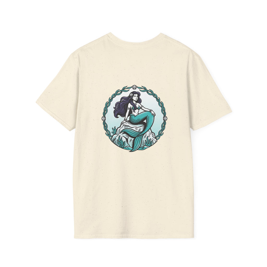 Mermaid Graphic T-Shirt — Vintage Sea Siren Illustration