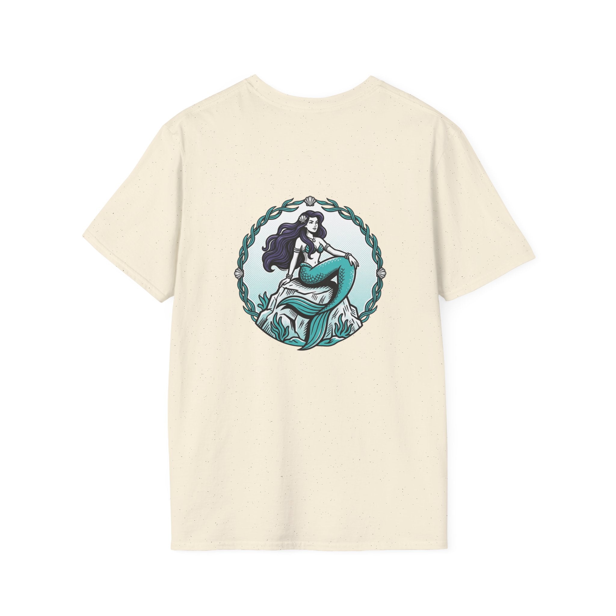 Mermaid Graphic T-Shirt — Vintage Sea Siren Illustration