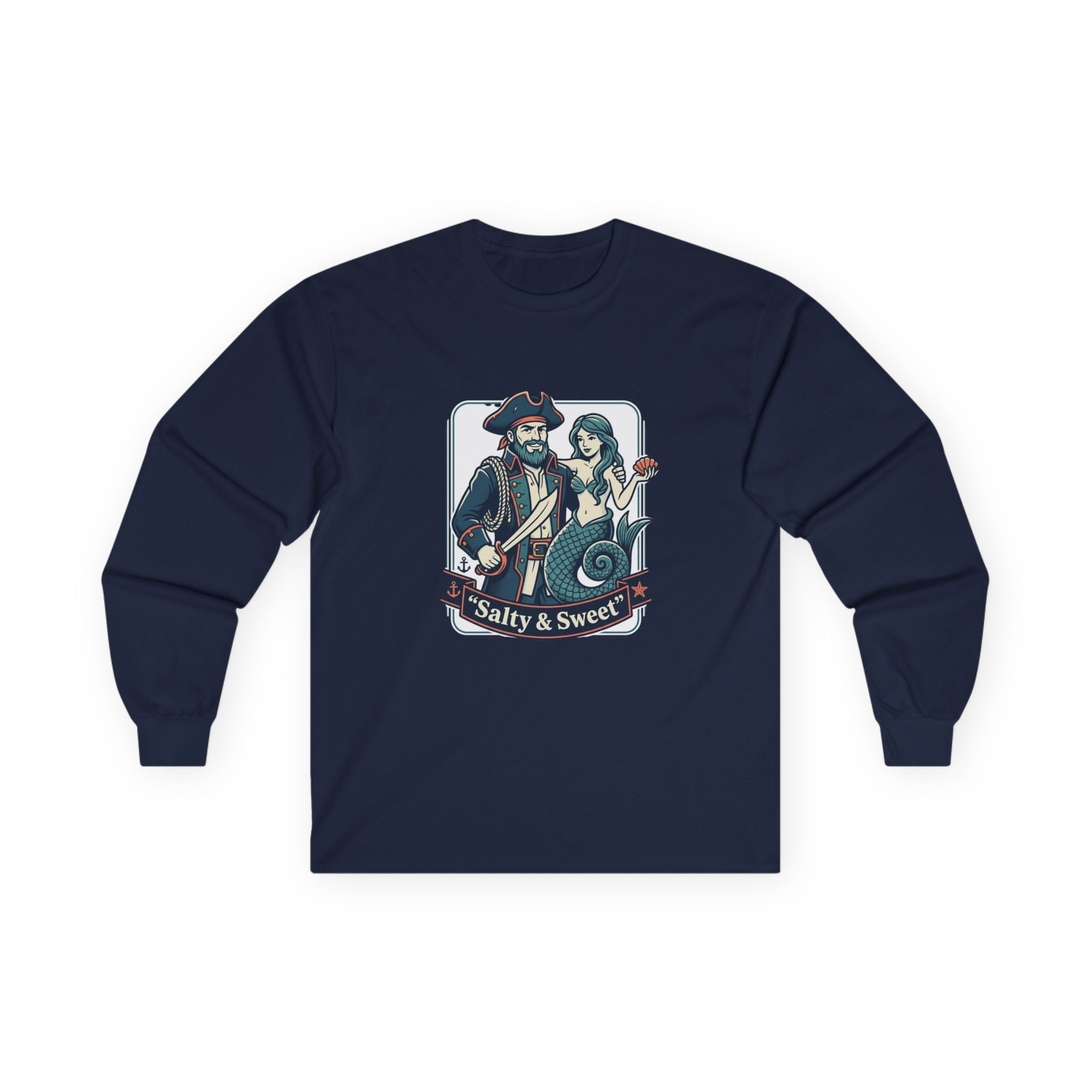 Pirate & Mermaid 'Salty & Sweet' Long Sleeve Tee