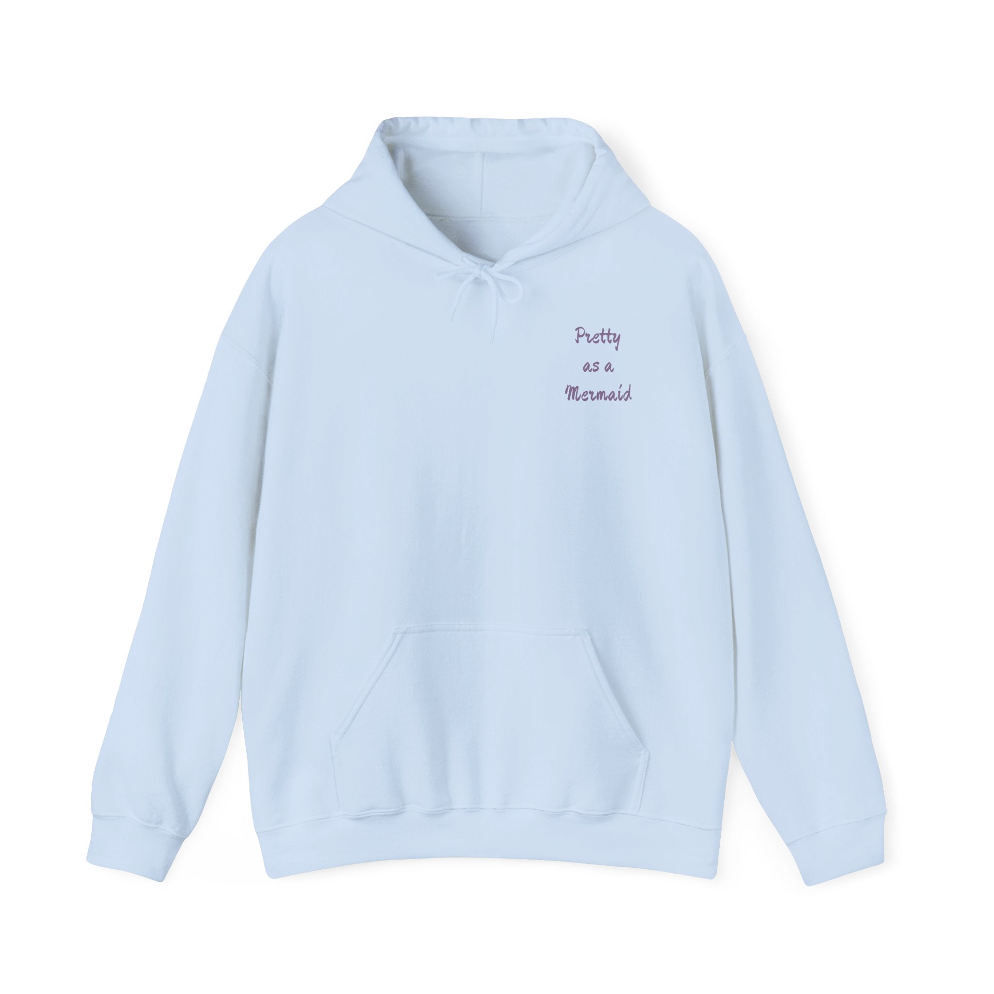 Mermaid Graphic Hoodie — "Pretty as a Mermaid" Cozy Pullover