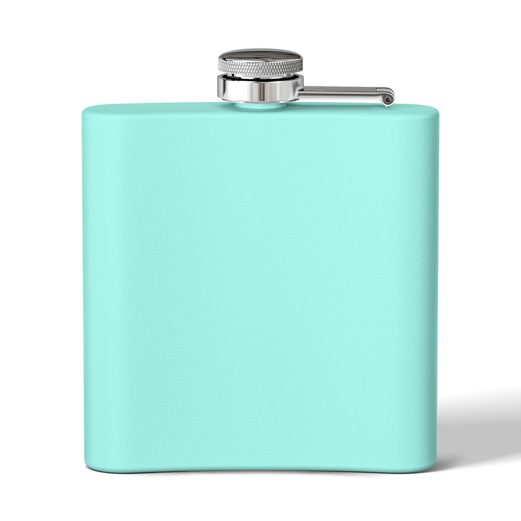 Nautical Pirate Ship Flask — 6oz Stainless Steel Hip Flask with Stormy Seas Design