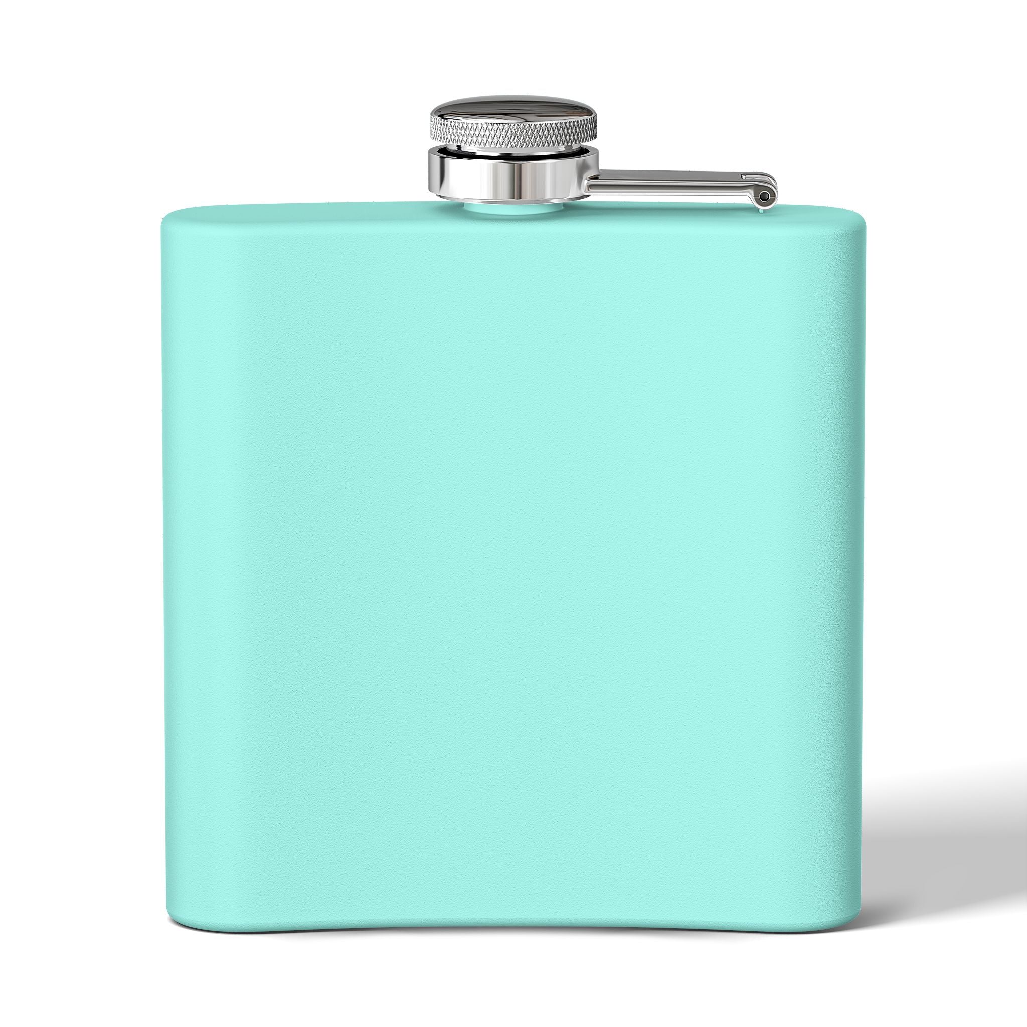 Nautical Pirate Ship Flask — 6oz Stainless Steel Hip Flask with Stormy Seas Design