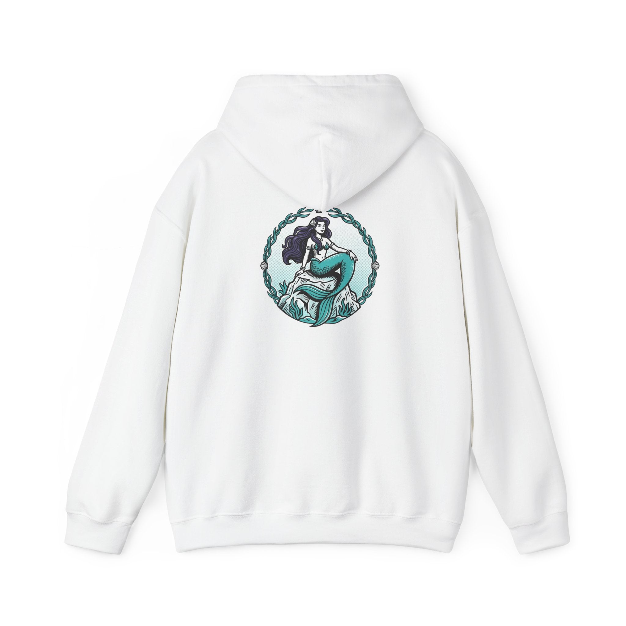 Mermaid Graphic Hoodie — "Pretty as a Mermaid" Cozy Pullover