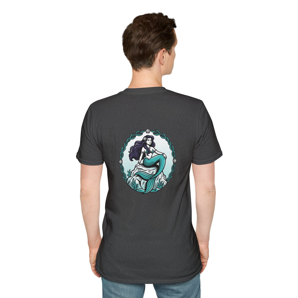 Mermaid Graphic T-Shirt — Vintage Sea Siren Illustration