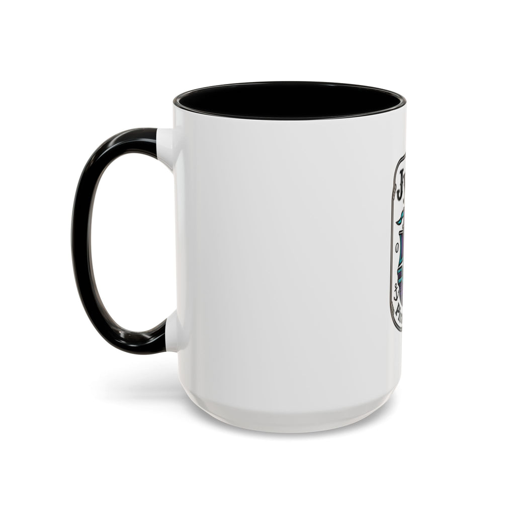 Jynxi Pirate Shop Accent Coffee Mug – Nautical Ship Logo Ceramic Mug (11/15oz)