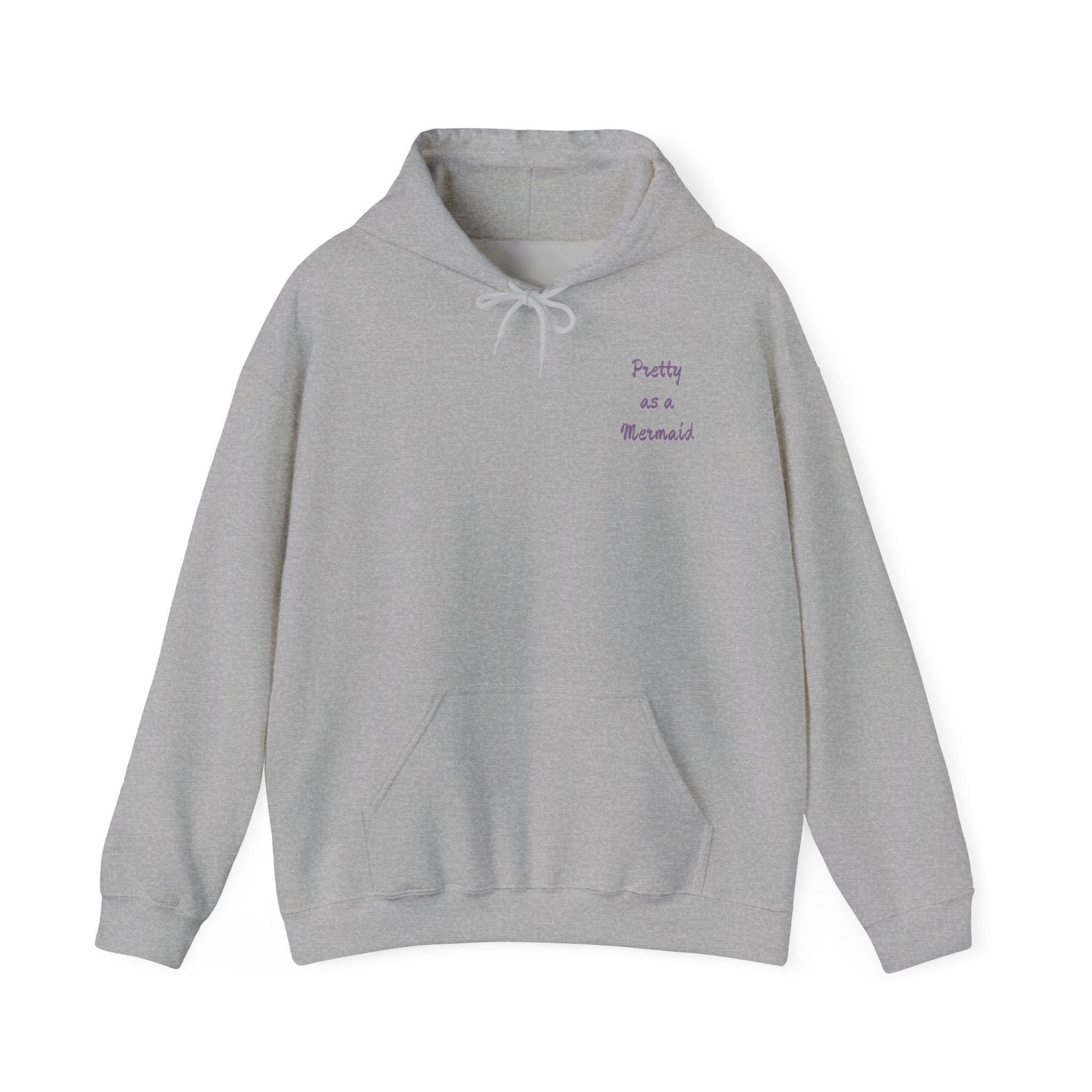 Mermaid Graphic Hoodie — "Pretty as a Mermaid" Cozy Pullover