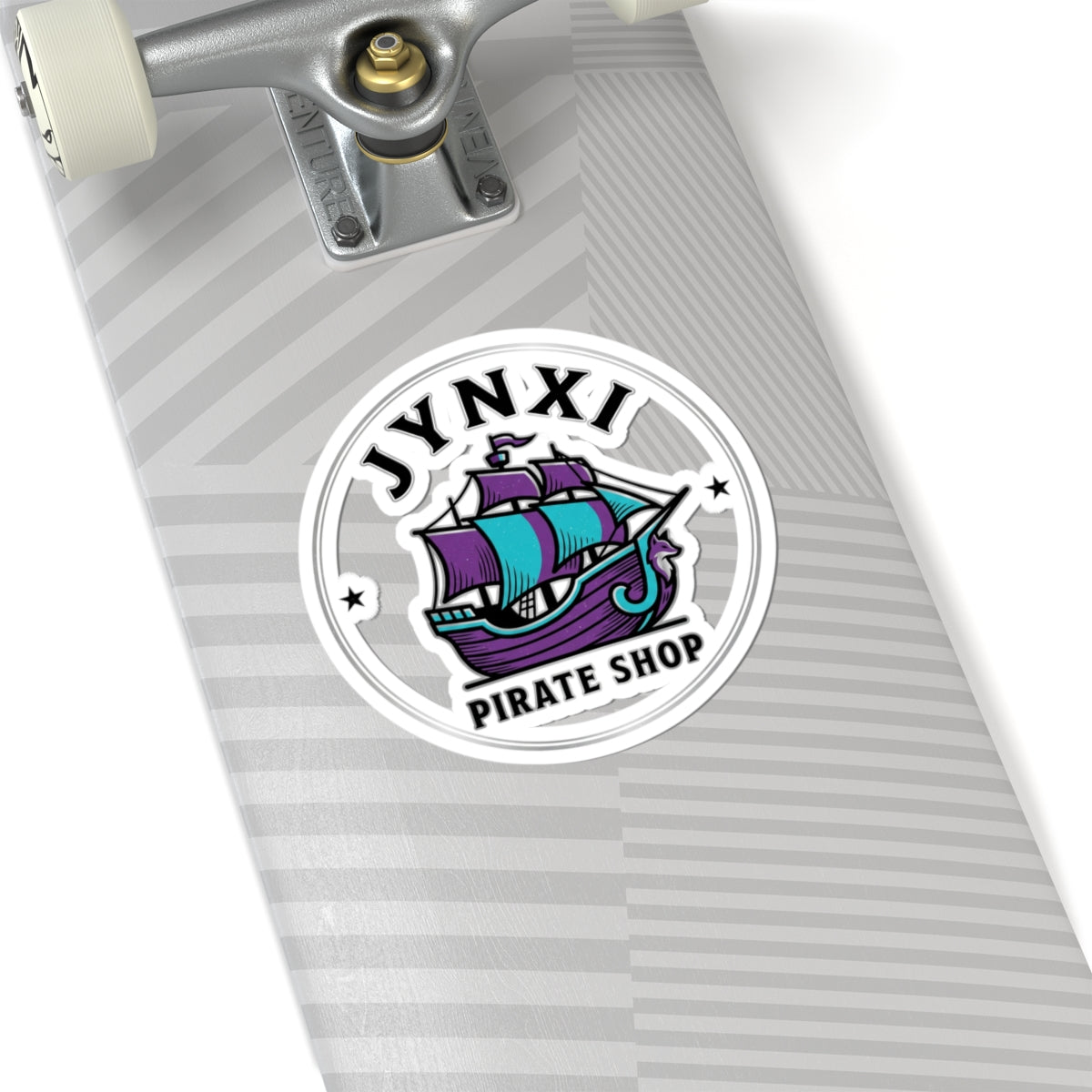 Pirate Ship Logo Sticker — JYNXI Pirate Shop Kiss-Cut Vinyl Sticker