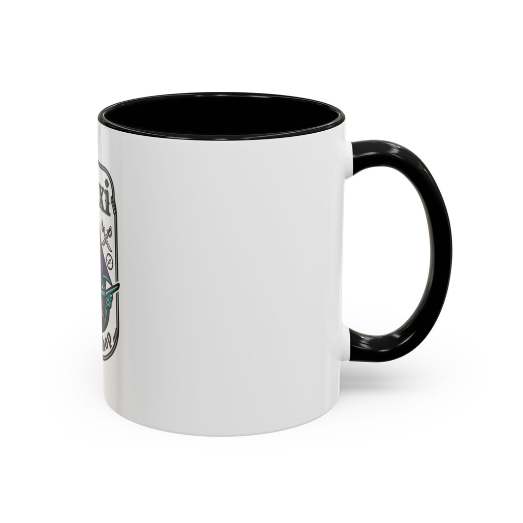 Jynxi Pirate Shop Accent Coffee Mug – Nautical Ship Logo Ceramic Mug (11/15oz)