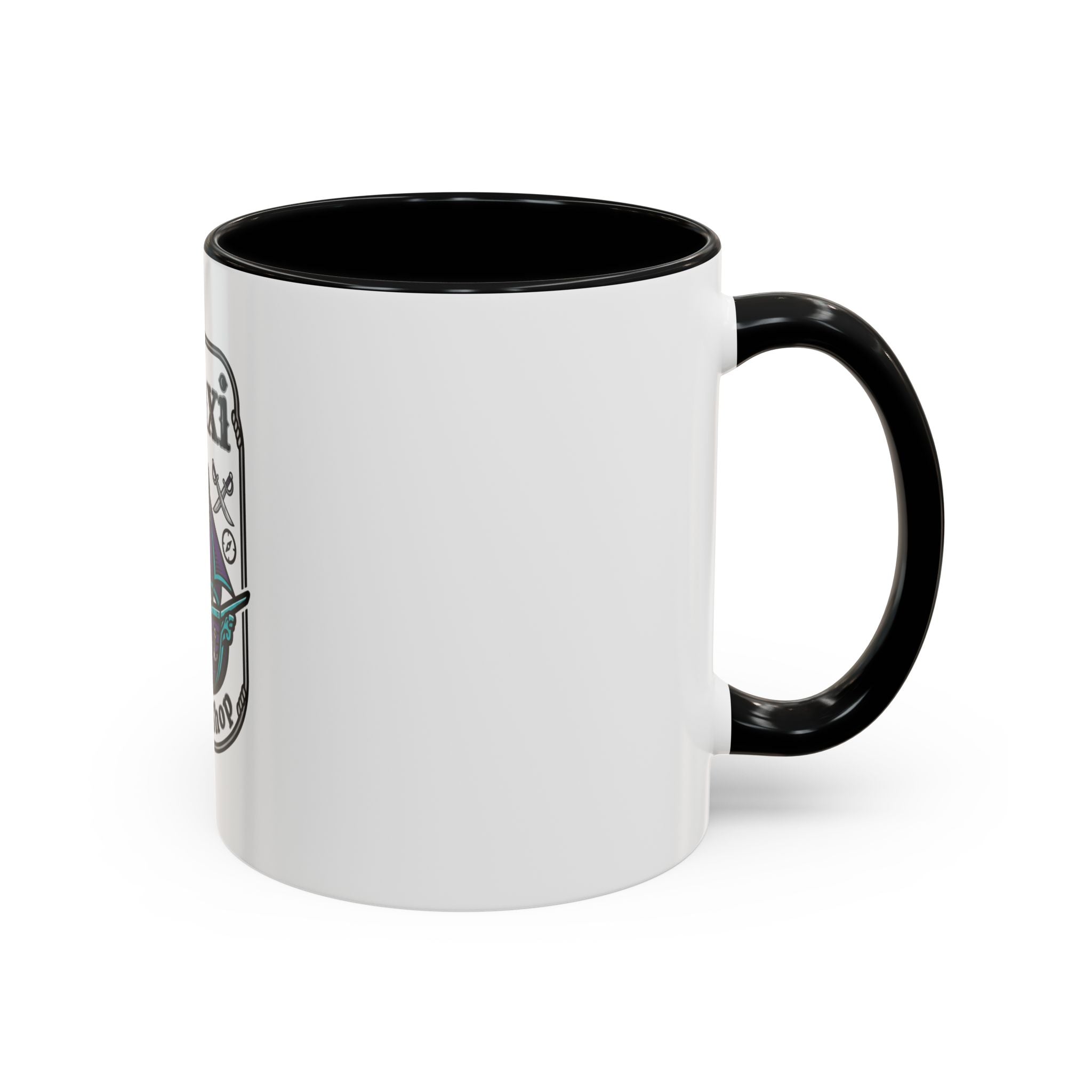 Jynxi Pirate Shop Accent Coffee Mug – Nautical Ship Logo Ceramic Mug (11/15oz)