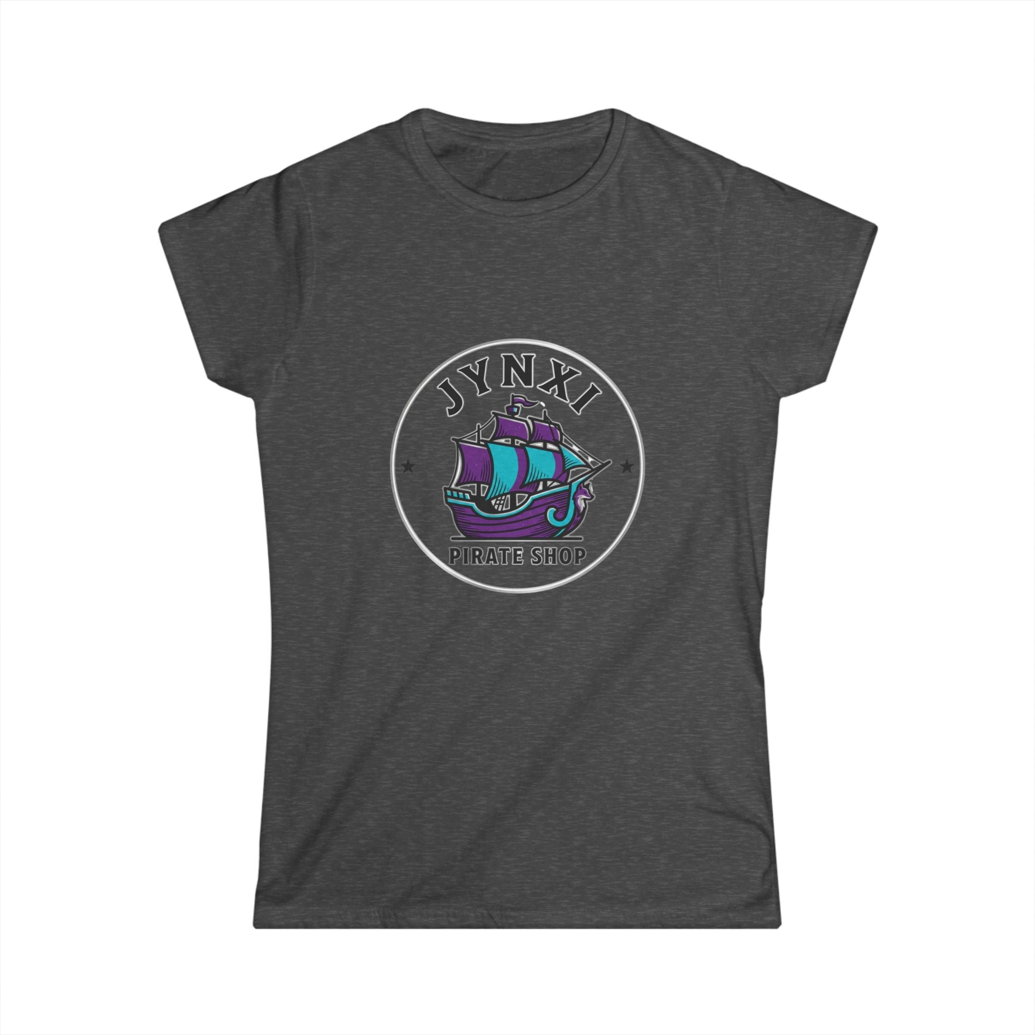 Pirate Ship Logo Women's Tee — “JYNXI Pirate Shop” Graphic T-Shirt