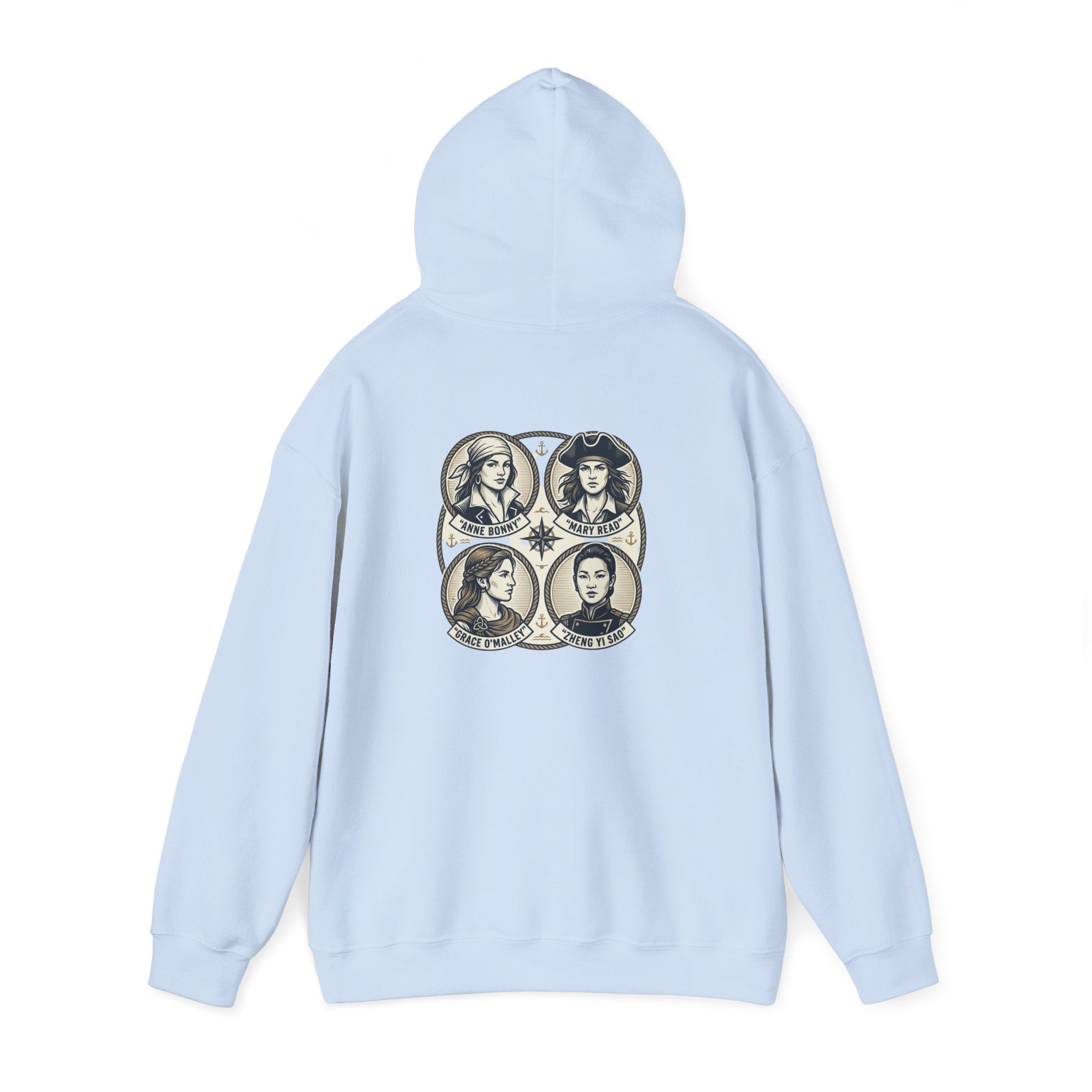 Witch Sisters Portrait Hoodie – Great Female Pirates Crew Pullover