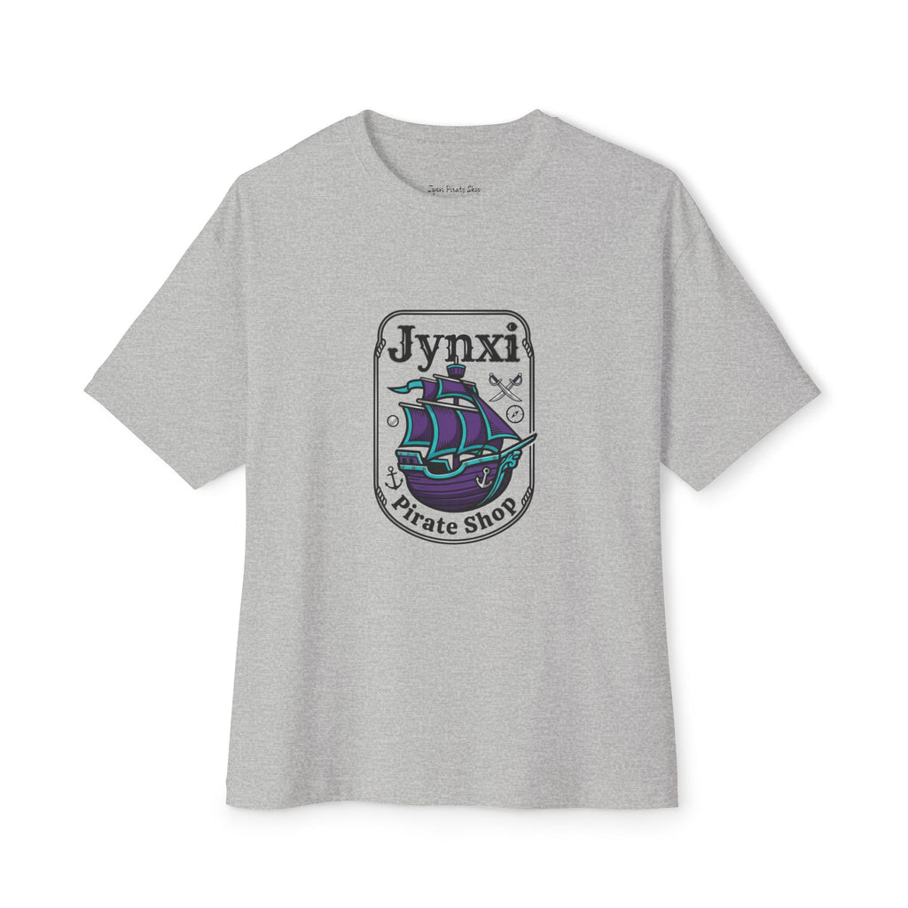 Pirate Shop Tee — Jynxi Ship Graphic Oversized T‑Shirt