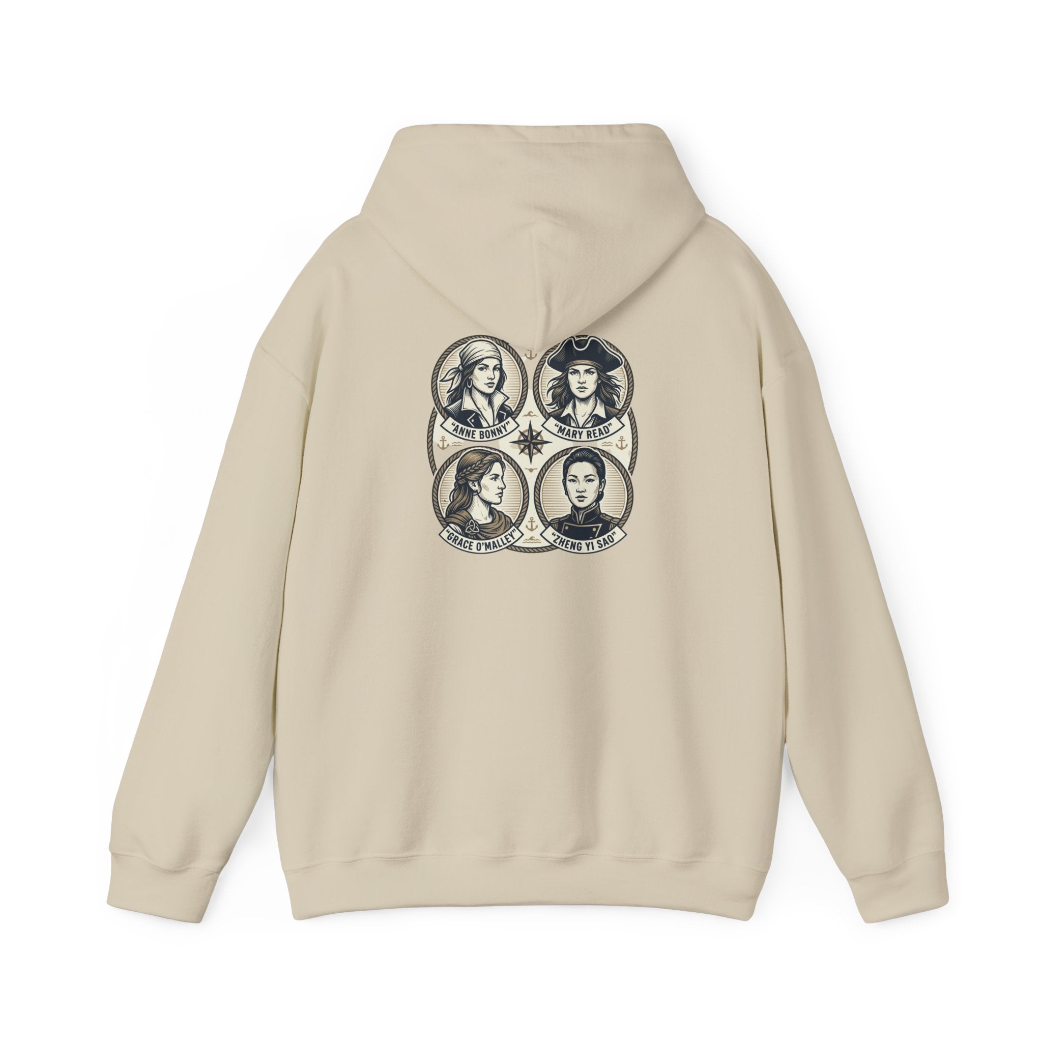 Witch Sisters Portrait Hoodie – Great Female Pirates Crew Pullover