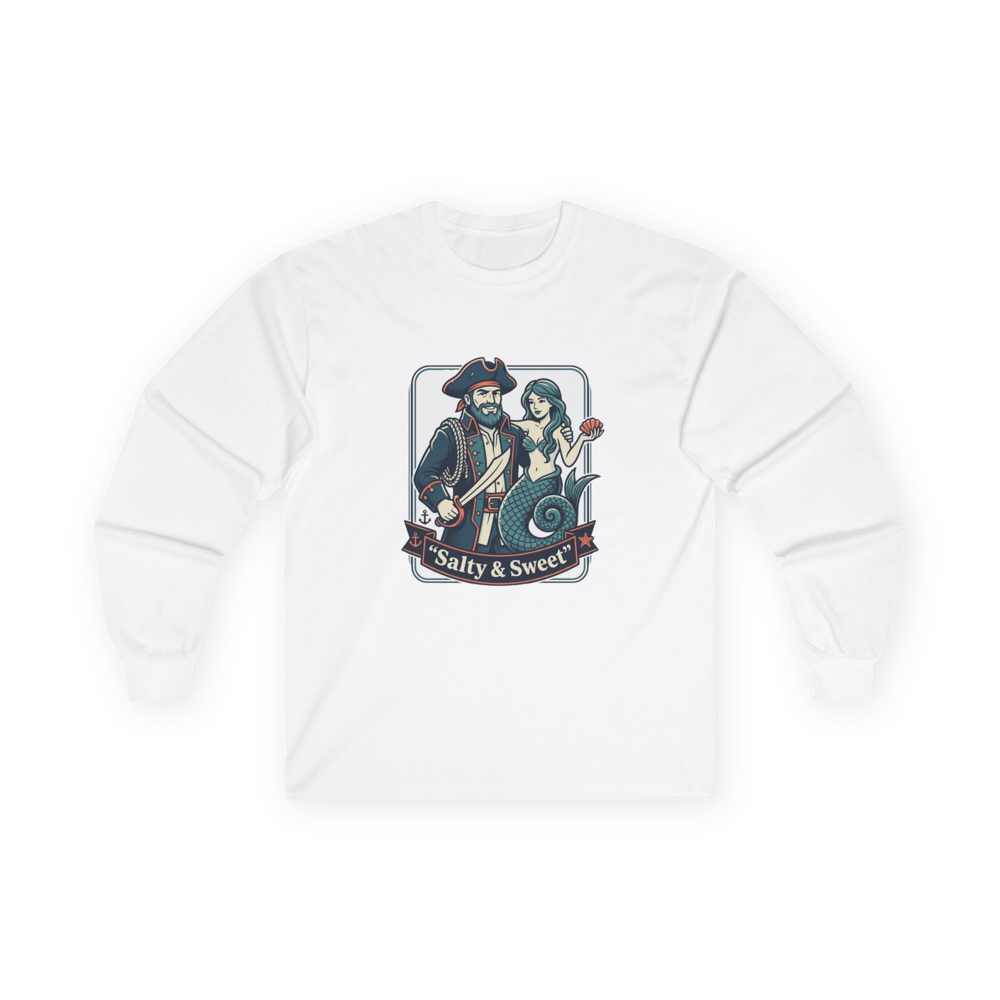 Pirate & Mermaid 'Salty & Sweet' Long Sleeve Tee