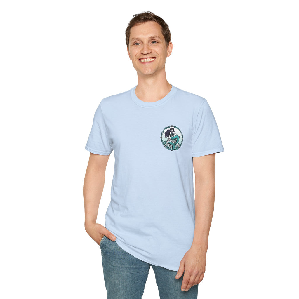 Mermaid Graphic T-Shirt — Vintage Sea Siren Illustration