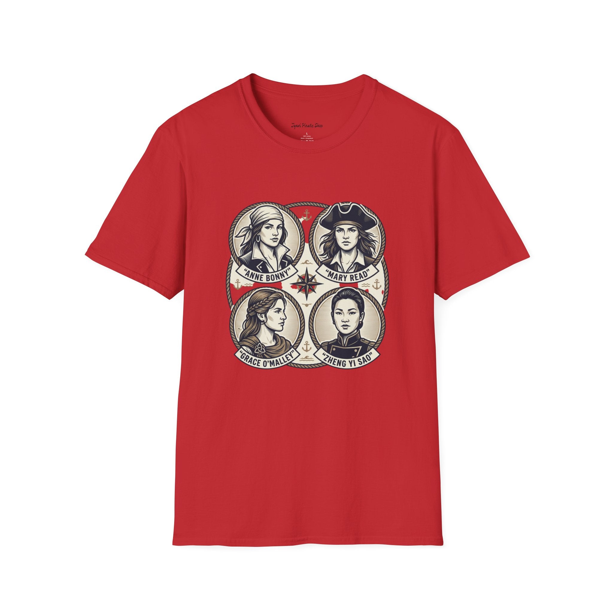 Women's Empowerment Portrait T-Shirt – Inspirational Feminist Icons Design