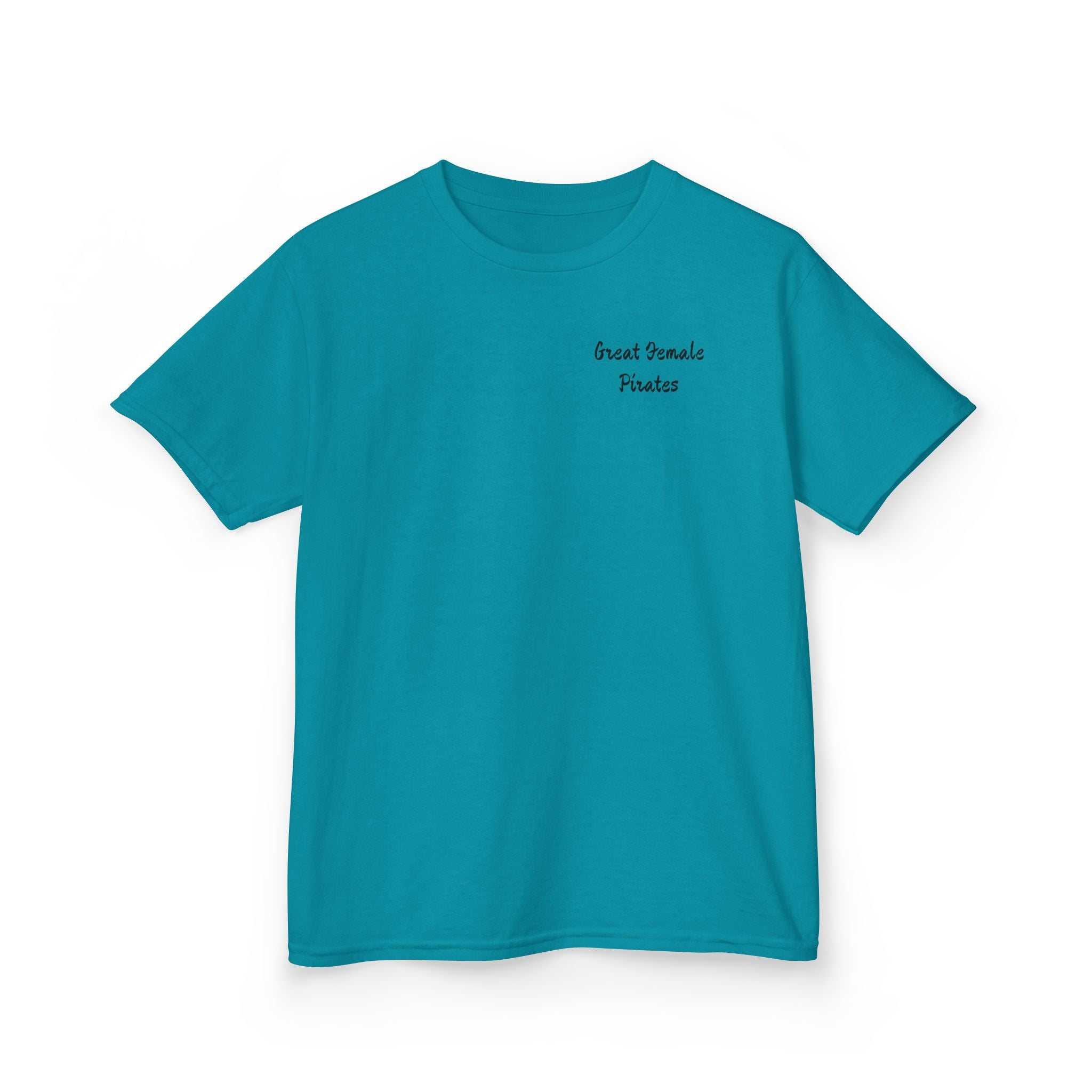 Kids Tee — 'Great Female Pirates' Illustration Back Print