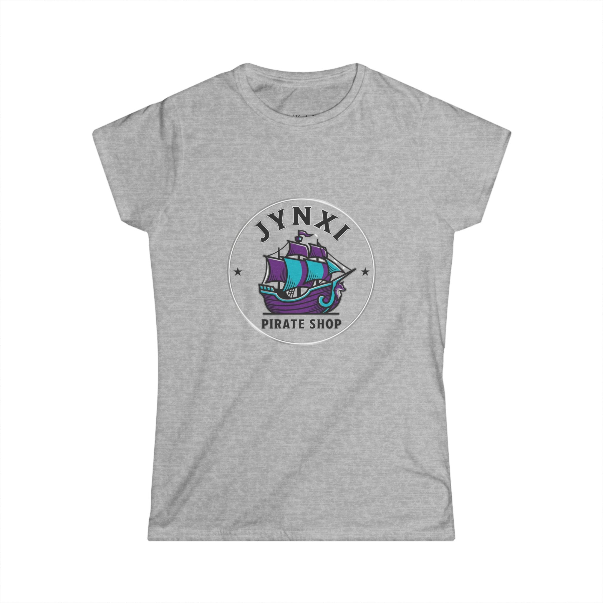 Pirate Ship Logo Women's Tee — “JYNXI Pirate Shop” Graphic T-Shirt