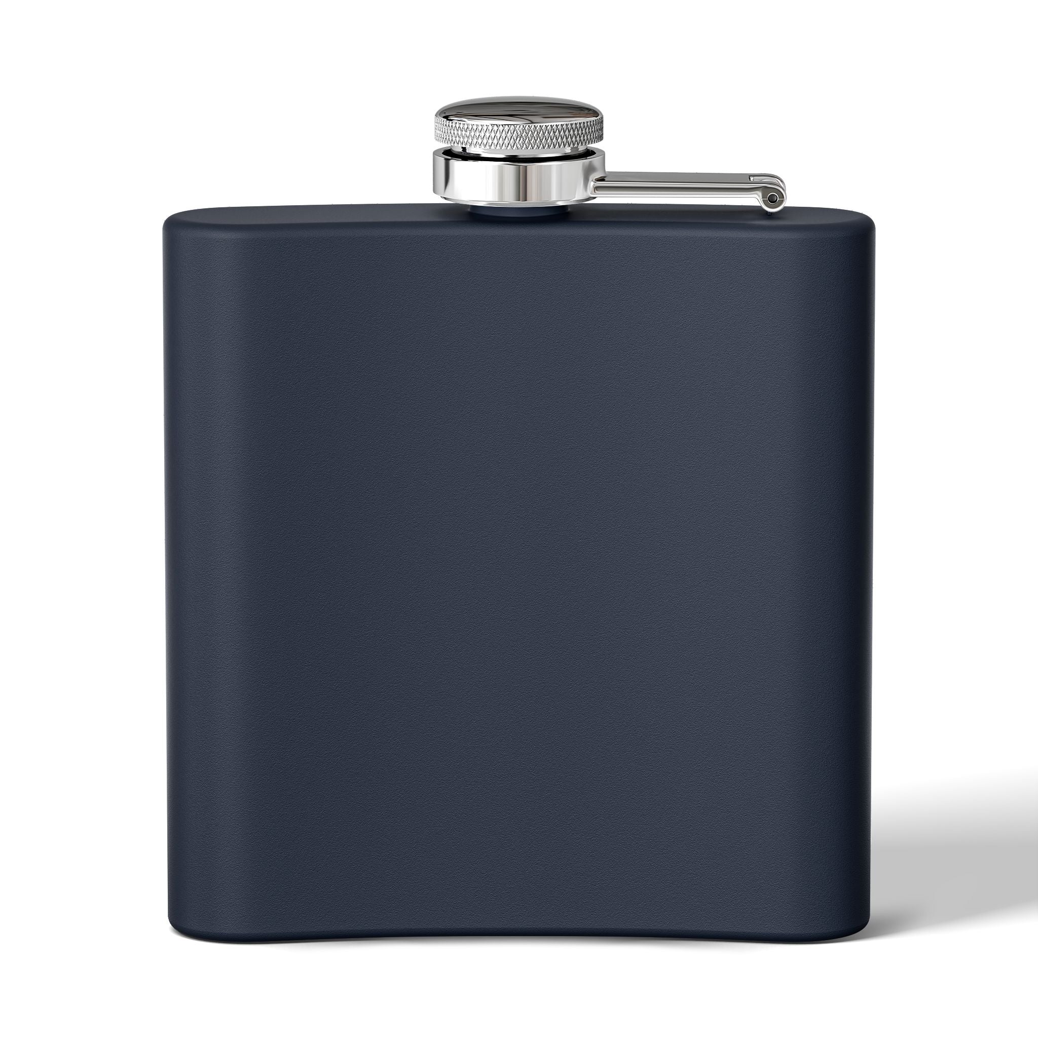 Nautical Pirate Ship Flask — 6oz Stainless Steel Hip Flask with Stormy Seas Design