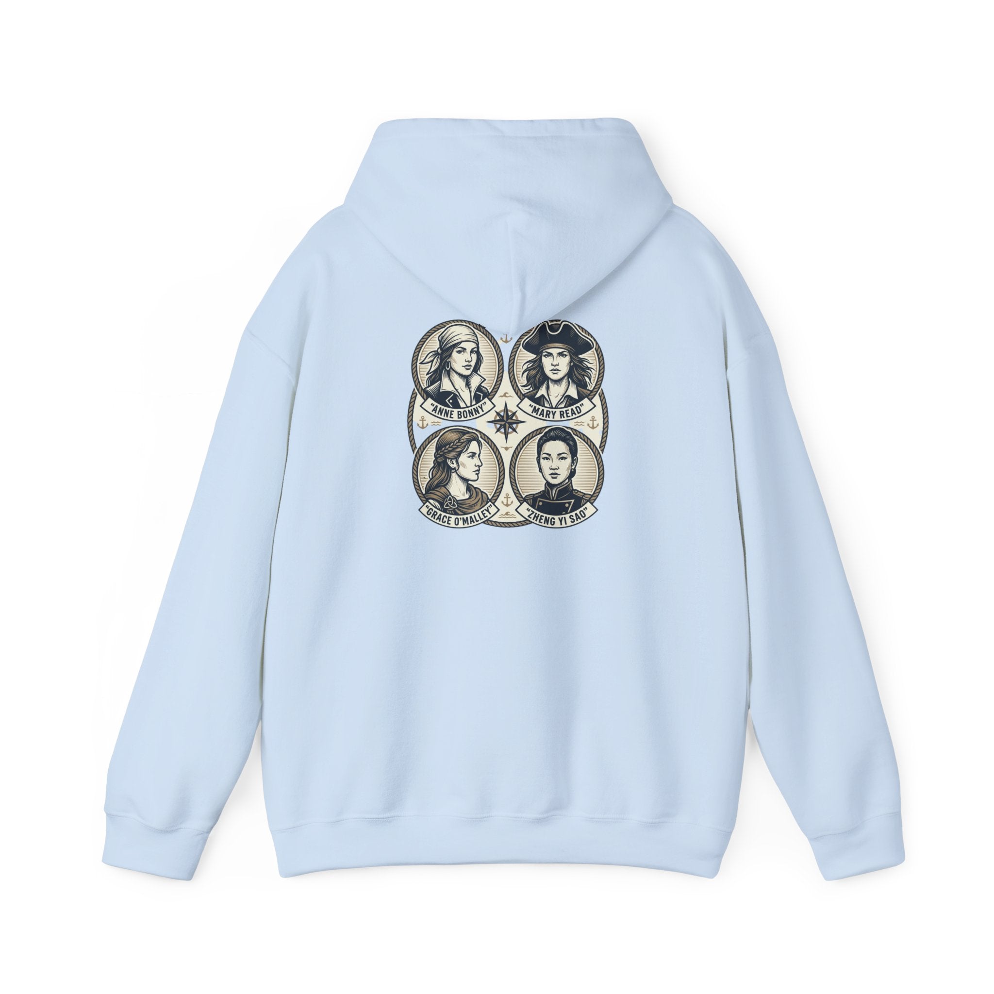Witch Sisters Portrait Hoodie – Great Female Pirates Crew Pullover