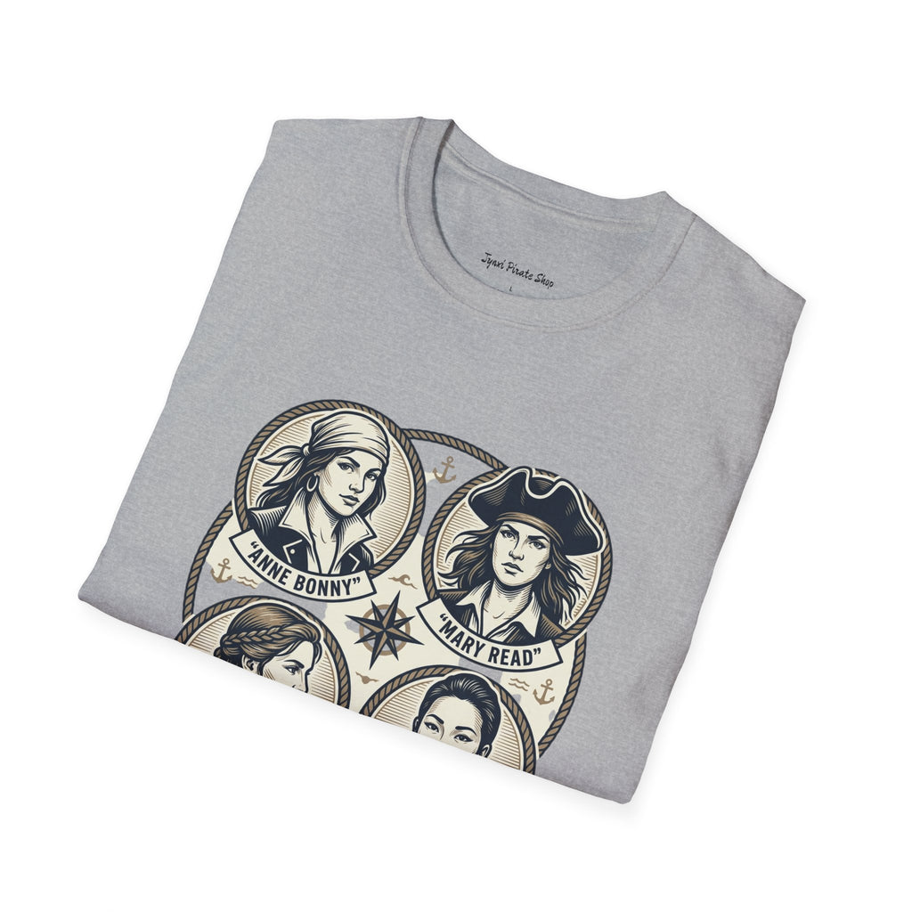 Women's Empowerment Portrait T-Shirt – Inspirational Feminist Icons Design