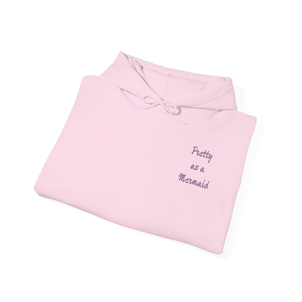Mermaid Graphic Hoodie — "Pretty as a Mermaid" Cozy Pullover