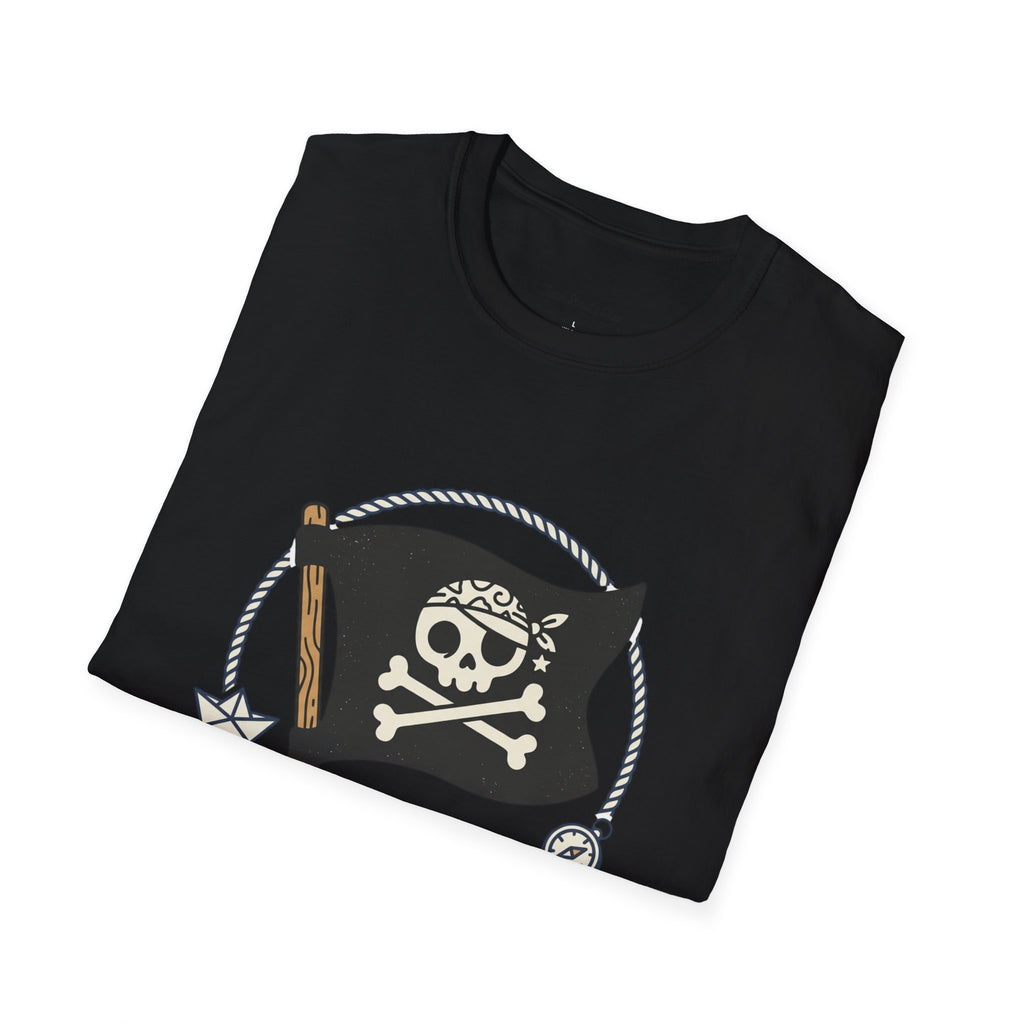 Pirate Flag T-Shirt — Jolly Roger Nautical Skull Tee