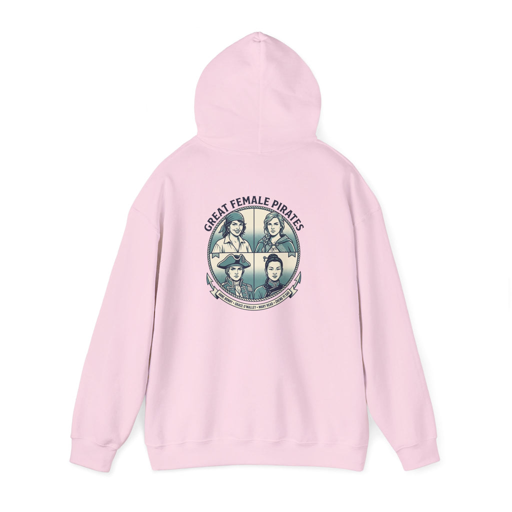Hoodie — Great Female Pirates Graphic Pullover