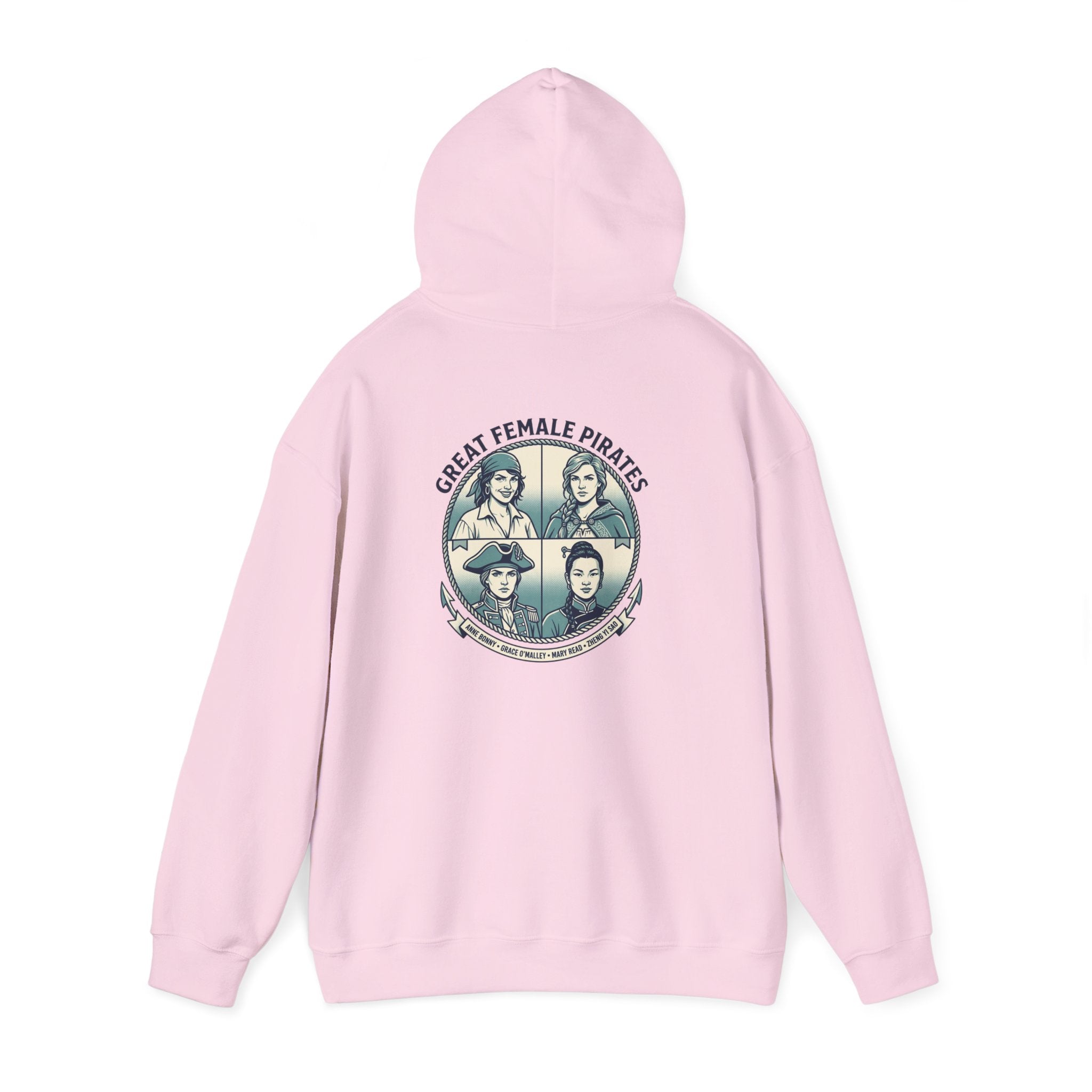 Hoodie — Great Female Pirates Graphic Pullover