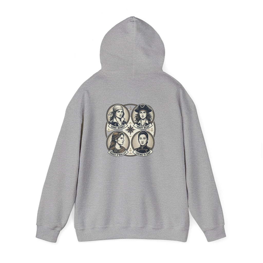 Witch Sisters Portrait Hoodie – Great Female Pirates Crew Pullover