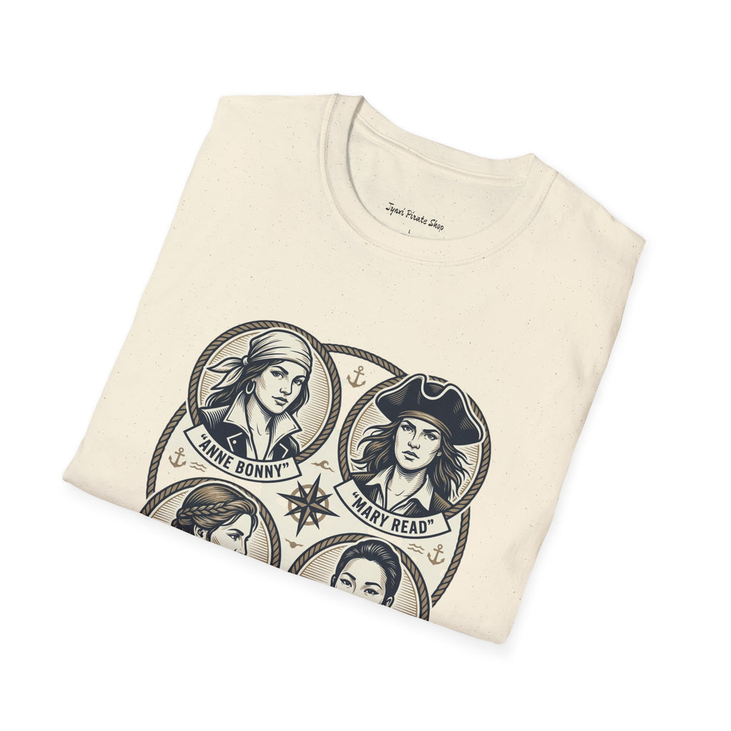 Women's Empowerment Portrait T-Shirt – Inspirational Feminist Icons Design