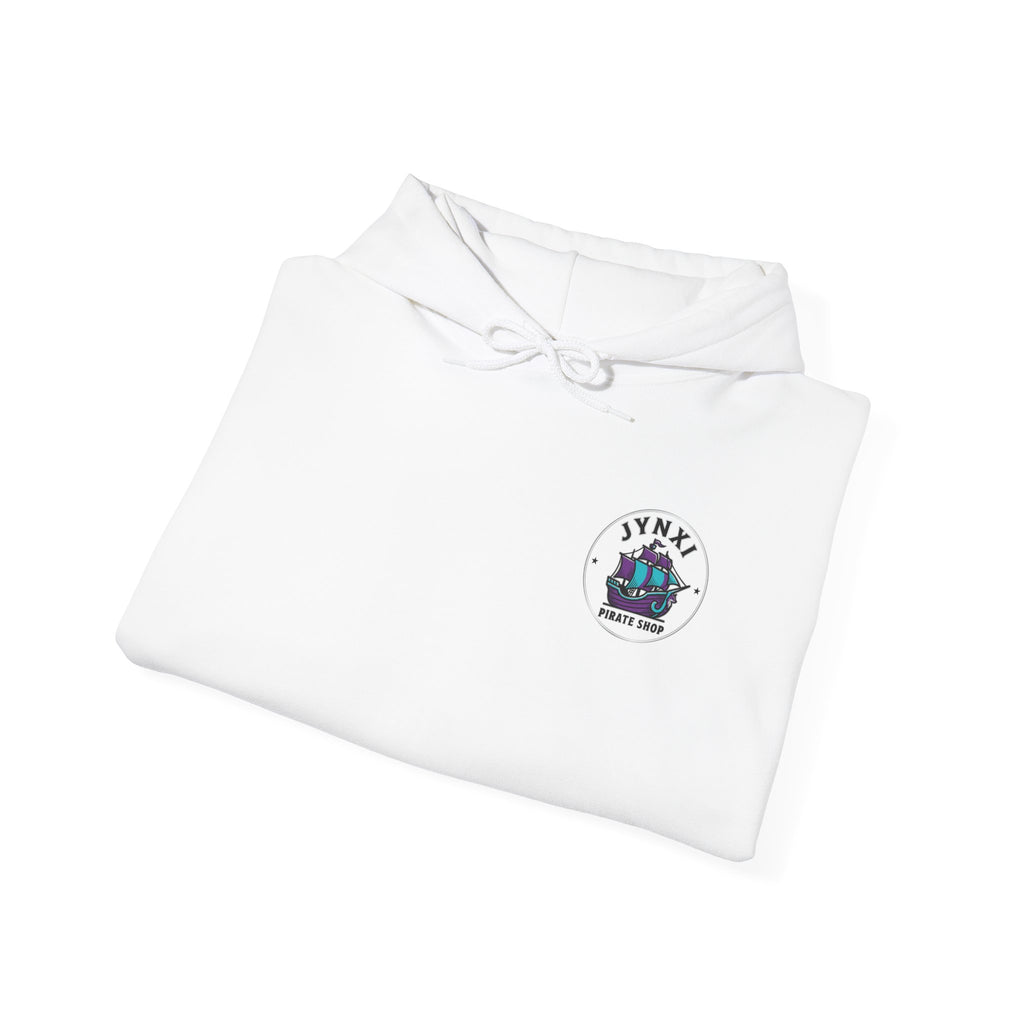 Pirate Ship Hoodie — Jynxi Pirate Shop Logo Pullover