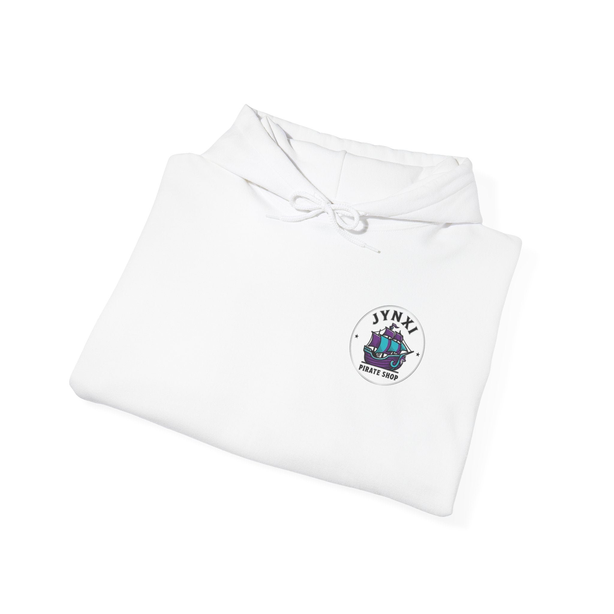 Pirate Ship Hoodie — Jynxi Pirate Shop Logo Pullover