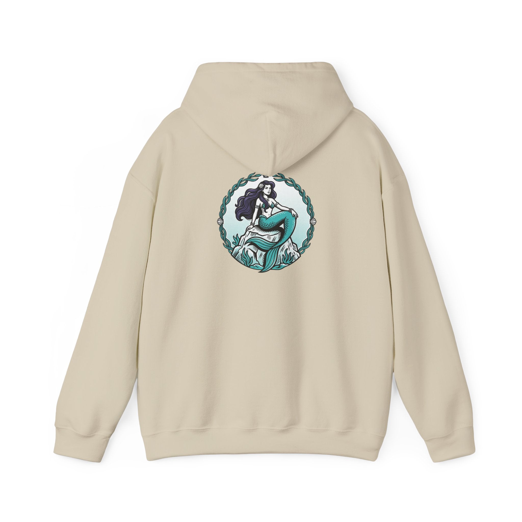 Mermaid Graphic Hoodie — "Pretty as a Mermaid" Cozy Pullover