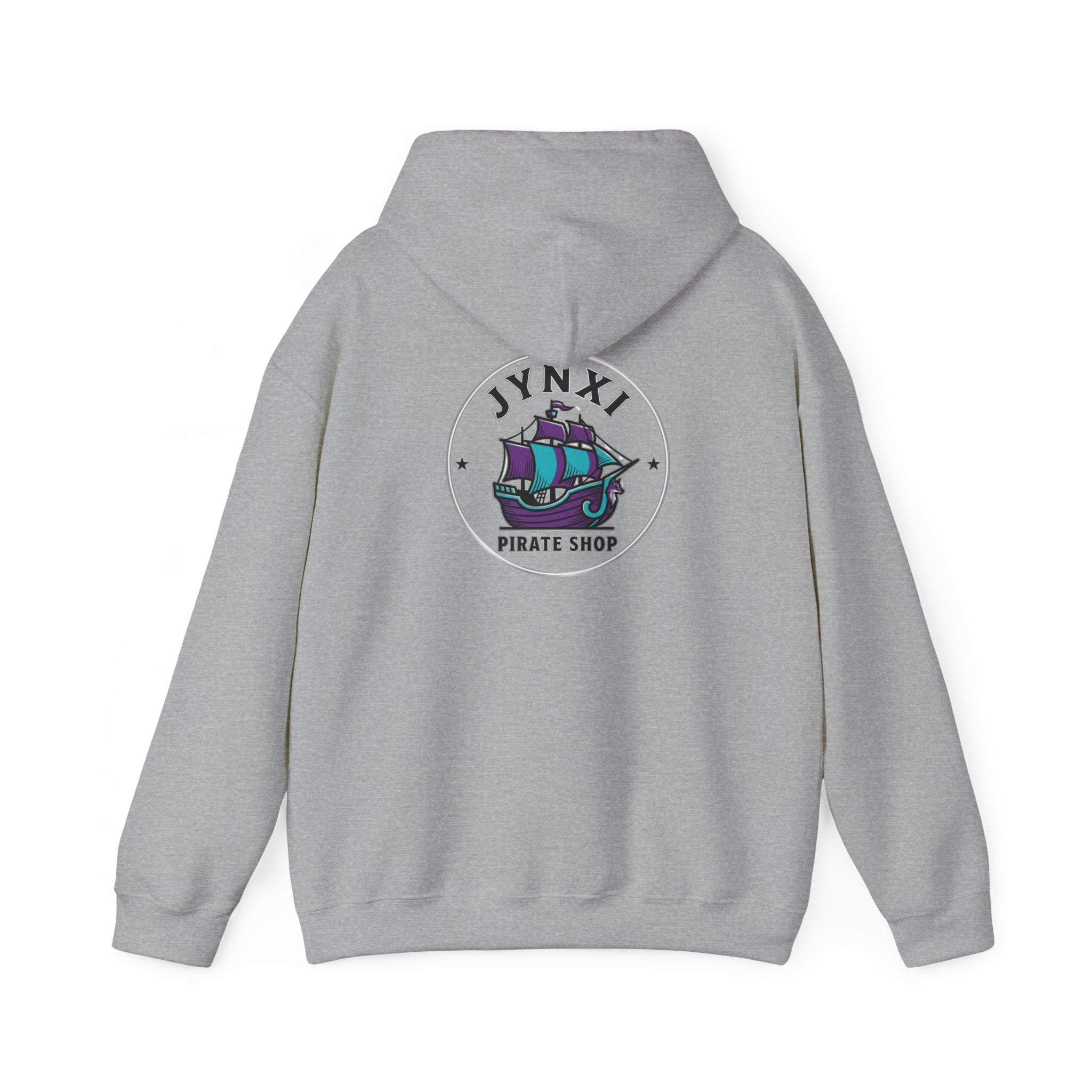 Pirate Ship Hoodie — Jynxi Pirate Shop Logo Pullover