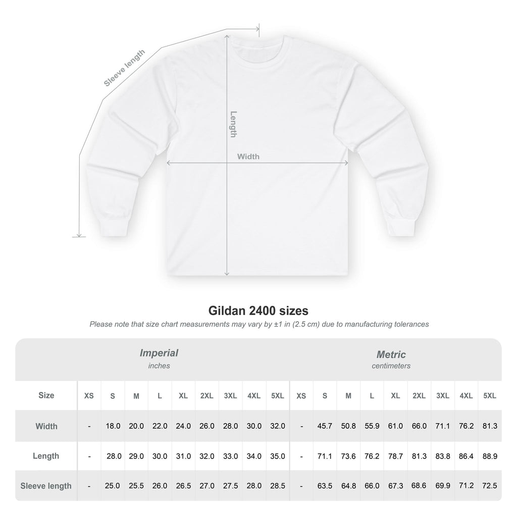 Pirate Ship Long Sleeve Tee — "Jynxi Pirate Shop" Graphic