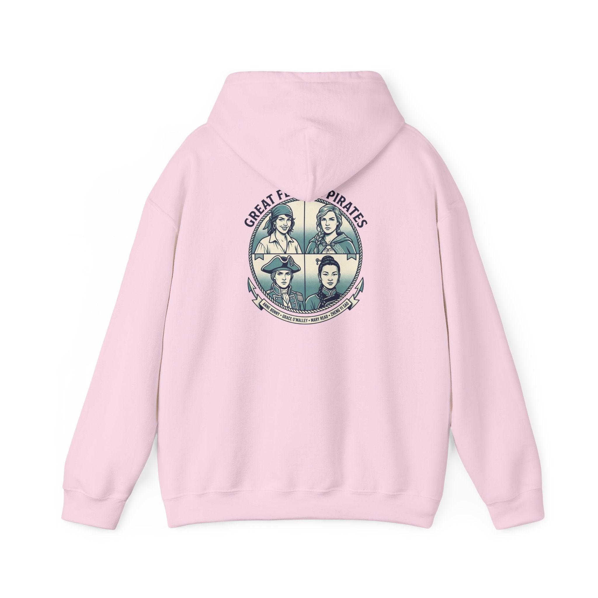 Hoodie — Great Female Pirates Graphic Pullover