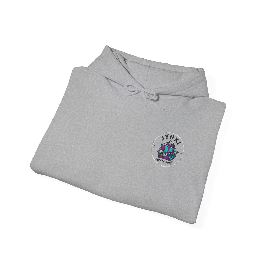 Pirate Ship Hoodie — Jynxi Pirate Shop Logo Pullover