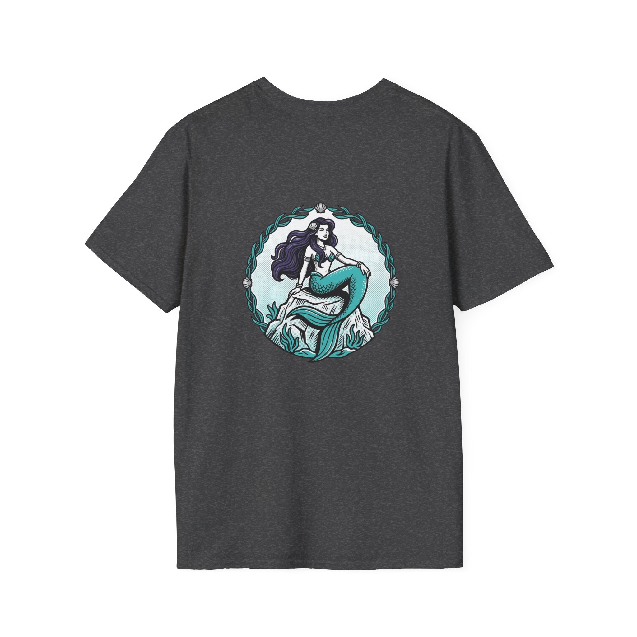 Mermaid Graphic T-Shirt — Vintage Sea Siren Illustration