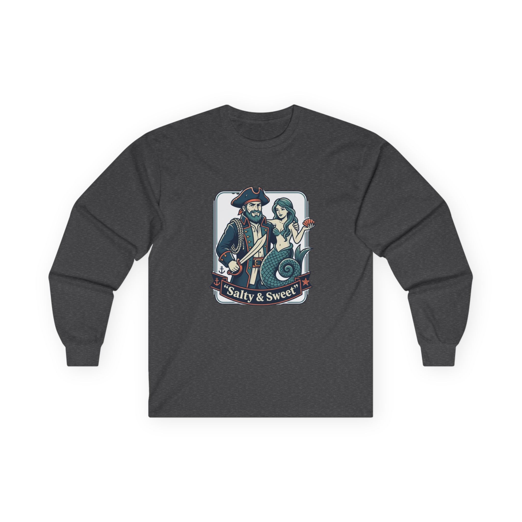 Pirate & Mermaid 'Salty & Sweet' Long Sleeve Tee