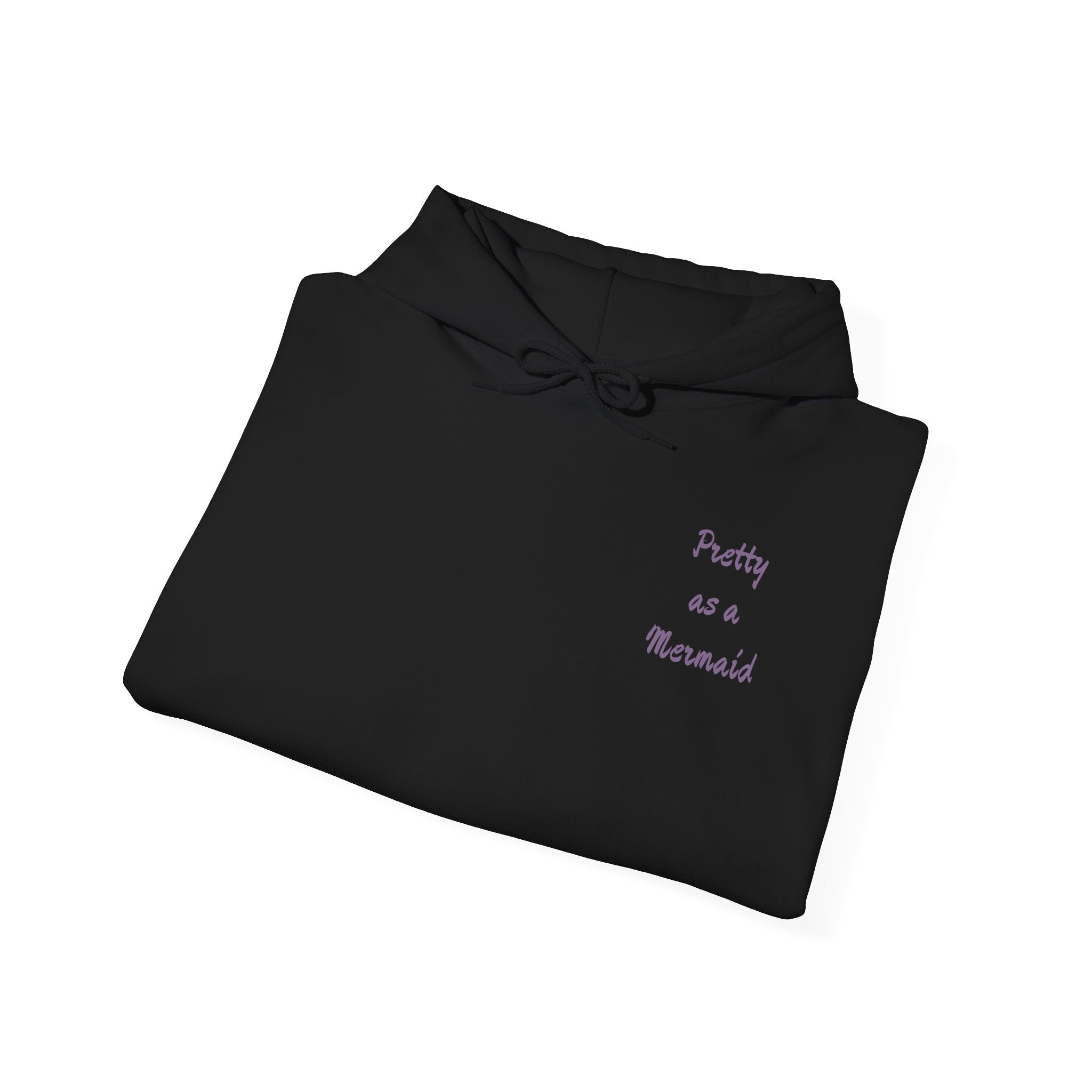 Mermaid Graphic Hoodie — "Pretty as a Mermaid" Cozy Pullover