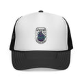 Trucker Cap — Retro Sailboat Patch Graphic