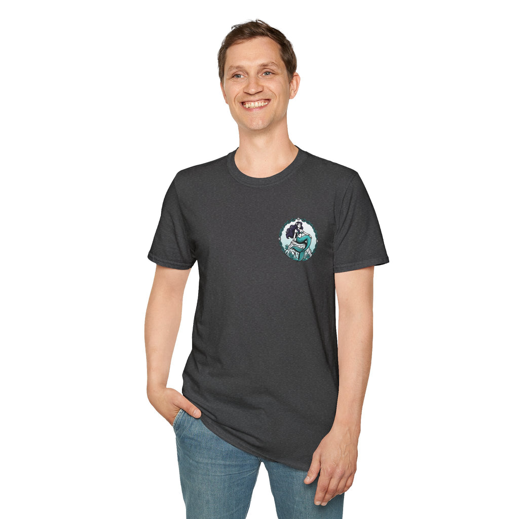Mermaid Graphic T-Shirt — Vintage Sea Siren Illustration