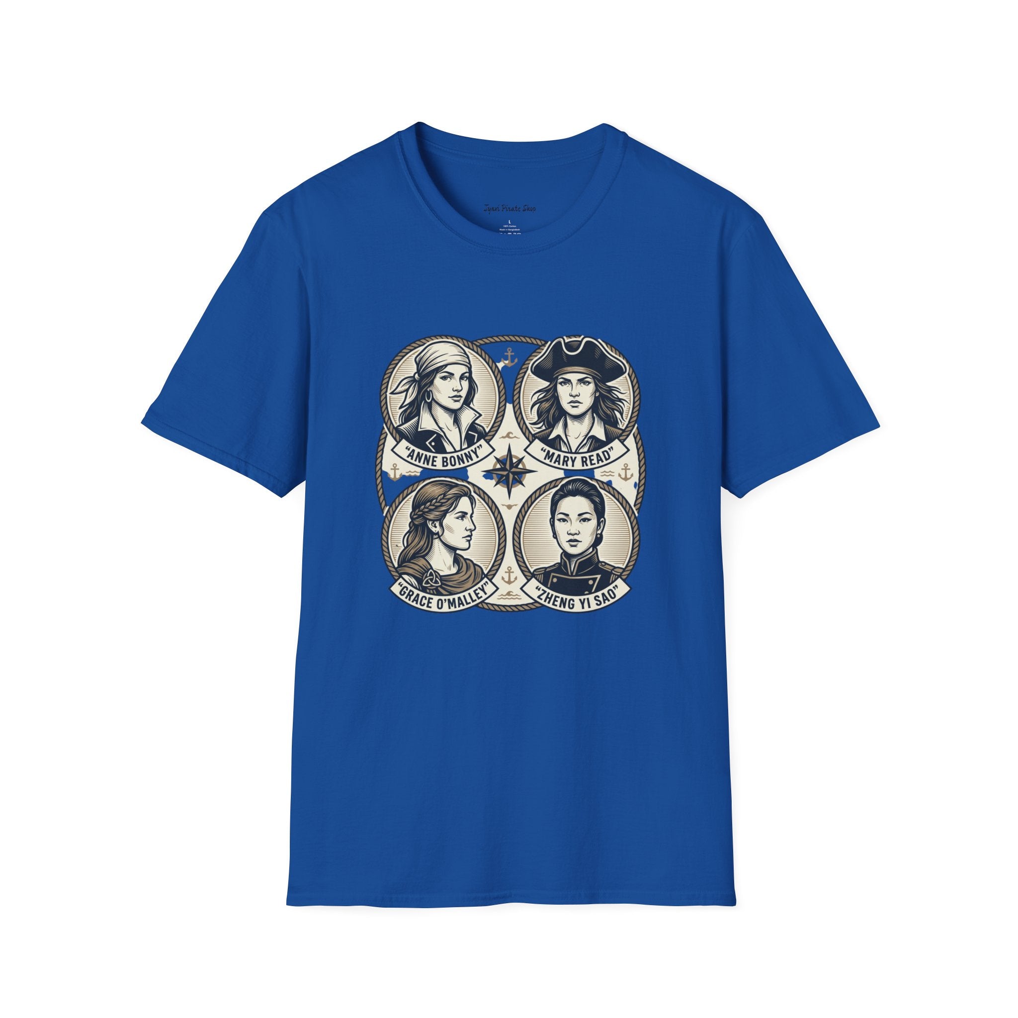 Women's Empowerment Portrait T-Shirt – Inspirational Feminist Icons Design