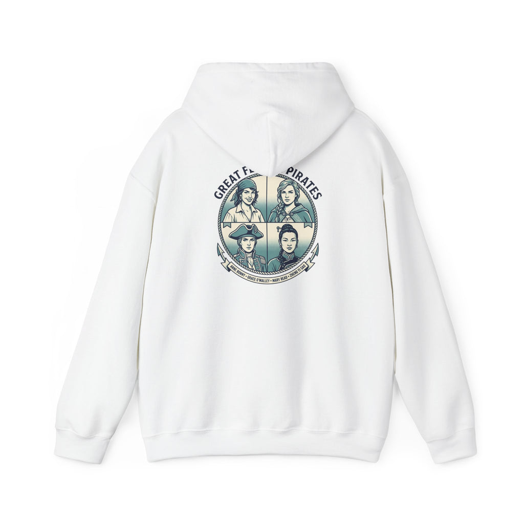 Hoodie — Great Female Pirates Graphic Pullover