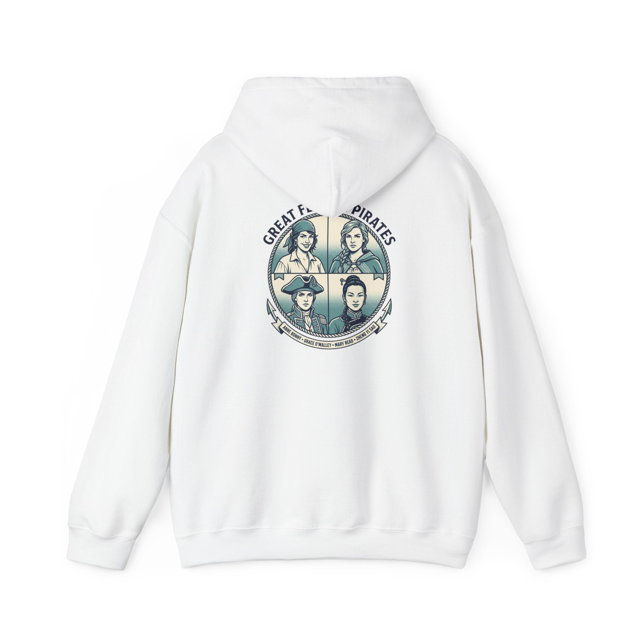 Hoodie — Great Female Pirates Graphic Pullover
