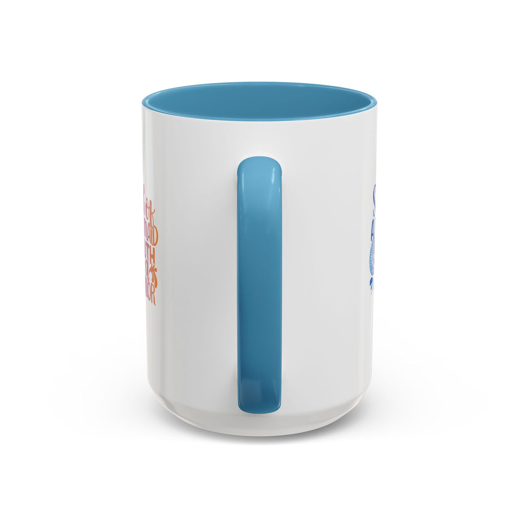 Mermaid Soul Coffee Mug — "Soul of a Mermaid, Mouth of a Sailor" Accent Ceramic Mug